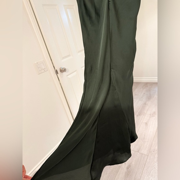 HOUSE OF CB 'Persephone' Emerald Olive Green Corset Maxi Dress XS/ Cup A-C - Picture 7 of 9